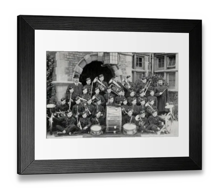 Framed Print : Harborne Industrial School, Birmingham - Band Framed Print : Harborne Industrial School, Birmingham - Band
