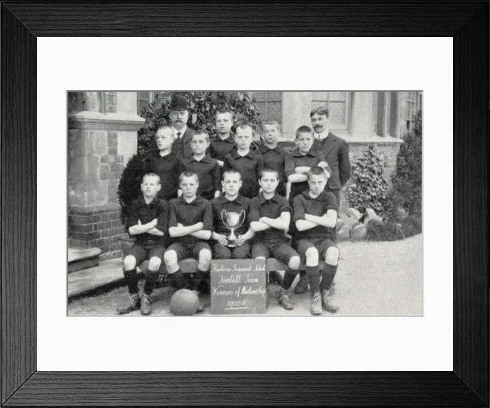 Framed Print : Harborne Industrial School, Birmingham - Football Champions Framed Print : Harborne Industrial School, Birmingham - Football Champions