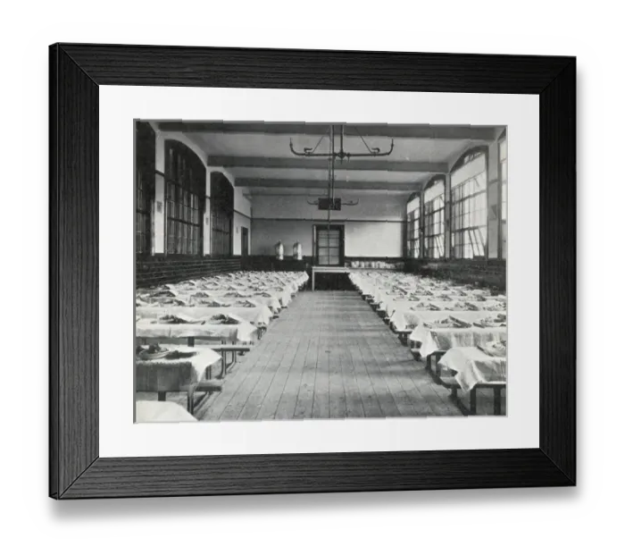 Framed Print : Harborne Industrial School, Birmingham - Dining Hall Framed Print : Harborne Industrial School, Birmingham - Dining Hall