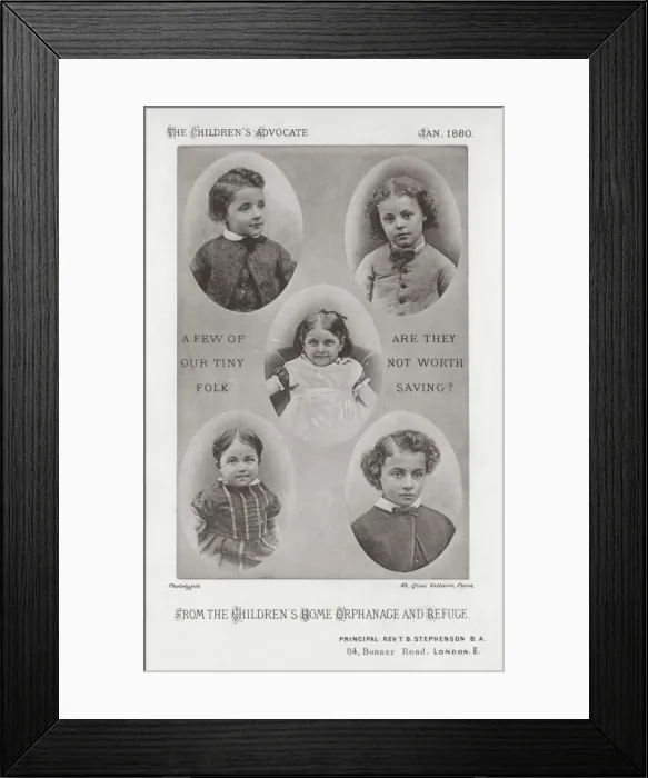 Framed Print : National Childrens Home Leaflet Framed Print : National Childrens Home Leaflet