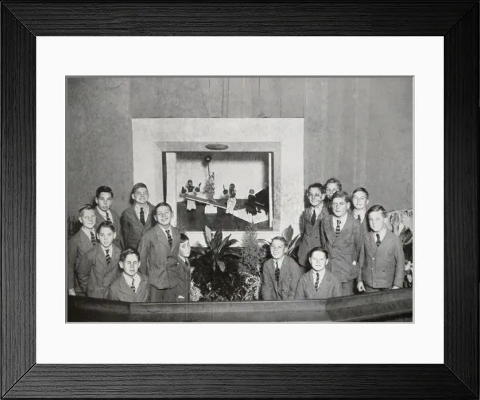 Framed Print : Northcotts Approved School, Walthamstow - Puppet theatre Framed Print : Northcotts Approved School, Walthamstow - Puppet theatre