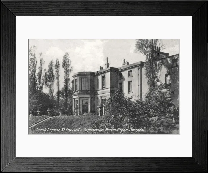 Framed Print : St Edwards Orphange, Broad Green, Liverpool Framed Print : St Edwards Orphange, Broad Green, Liverpool