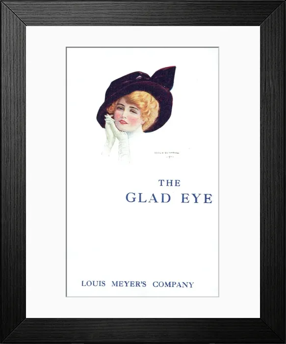 Framed Print : The Glad Eye by Jose G Levy Framed Print : The Glad Eye by Jose G Levy
