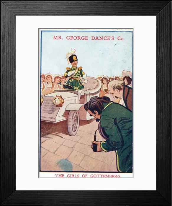 Framed Print : The Girls of Gottenburg by George Grossmith & L. E. Berman Framed Print : The Girls of Gottenburg by George Grossmith & L. E. Berman