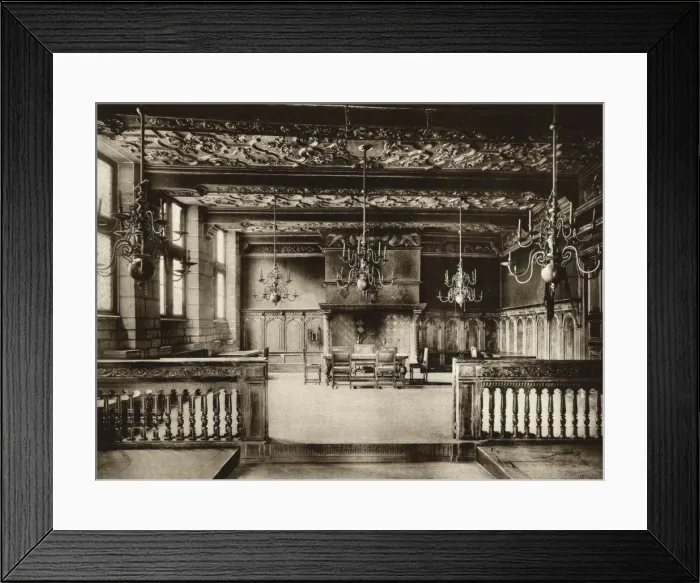 Framed Print : Interior Hall in the Town Hall, Mons, Belgium Framed Print : Interior Hall in the Town Hall, Mons, Belgium