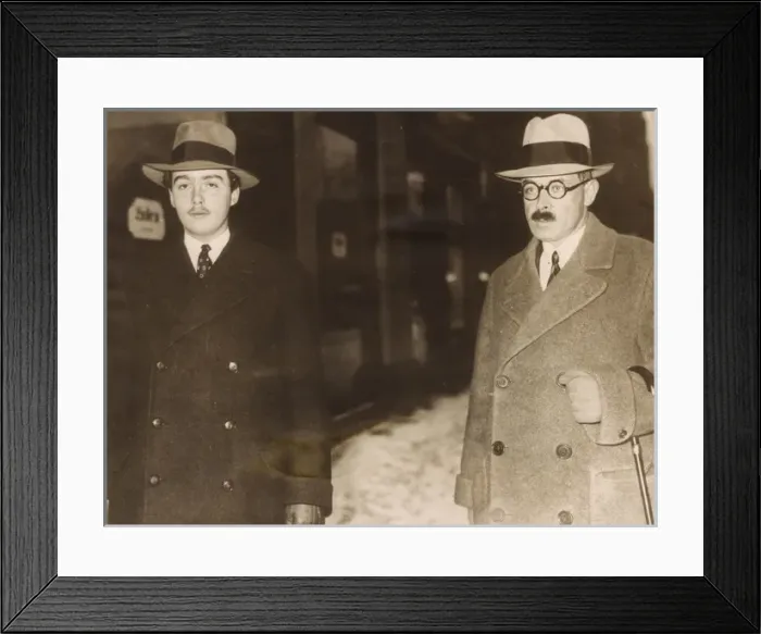 Framed Print : Archduke Otto von Hapsburg and friend - Berlin Framed Print : Archduke Otto von Hapsburg and friend - Berlin