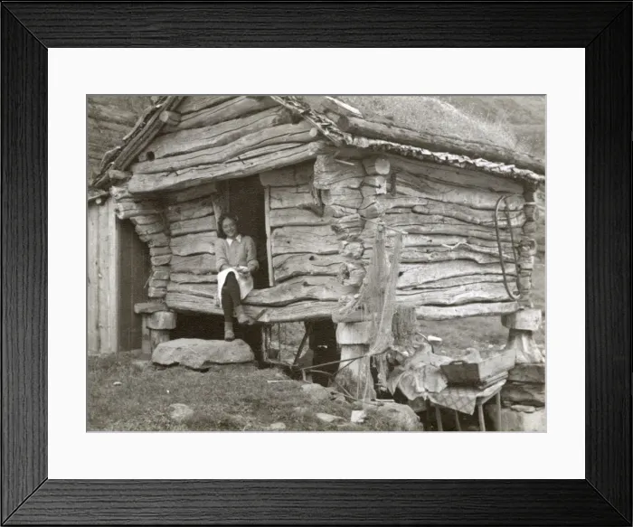 Framed Print : Osterbo Mountain Lodge - A Honeymoon Cabin - Norway Framed Print : Osterbo Mountain Lodge - A Honeymoon Cabin - Norway