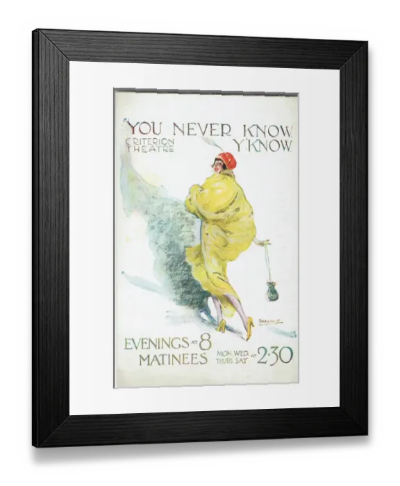 Framed Print : You Never Know Y Know by Martin Henry and Hannaford Bennett Framed Print : You Never Know Y Know by Martin Henry and Hannaford Bennett