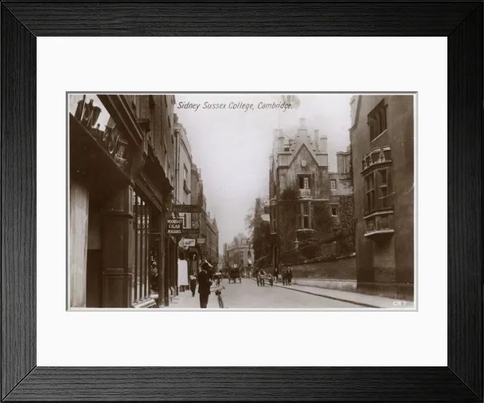 Framed Print : The ivy-clad walls of Sidney Sussex College, Cambridge Framed Print : The ivy-clad walls of Sidney Sussex College, Cambridge