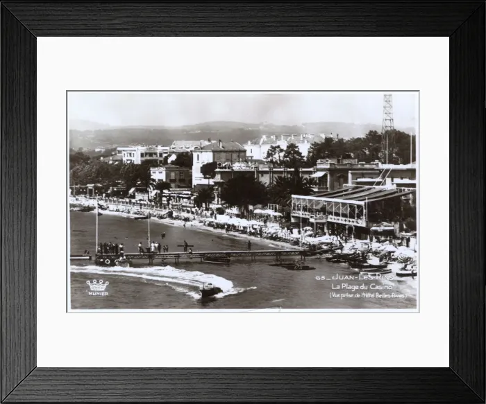 Framed Print : Juan-les-Pins, Antibes, Alpes-Maritimes, Cote d Azur, France Framed Print : Juan-les-Pins, Antibes, Alpes-Maritimes, Cote d Azur, France