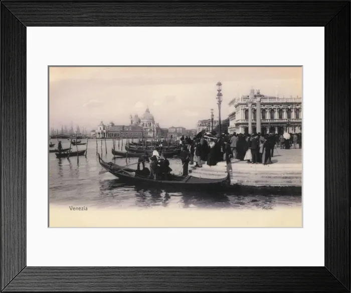Framed Print : Venice, Italy - Waterfront before the Doges Palace Framed Print : Venice, Italy - Waterfront before the Doges Palace