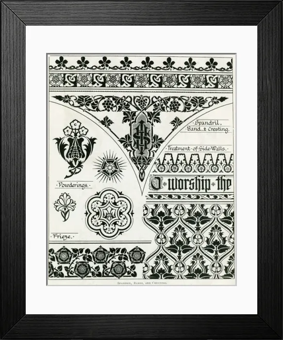 Framed Print : Traditional Christian decorations in churches Framed Print : Traditional Christian decorations in churches