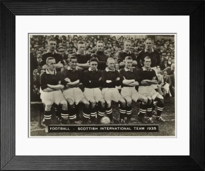 Framed Print : Scottish International football team 1935 Framed Print : Scottish International football team 1935