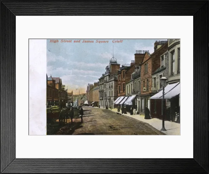 Framed Print : High Street and James Square, Crieff, Perthshire, Scotland Framed Print : High Street and James Square, Crieff, Perthshire, Scotland