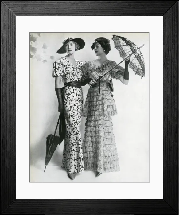 Framed Print : Frocks and accessories 1933 Framed Print : Frocks and accessories 1933