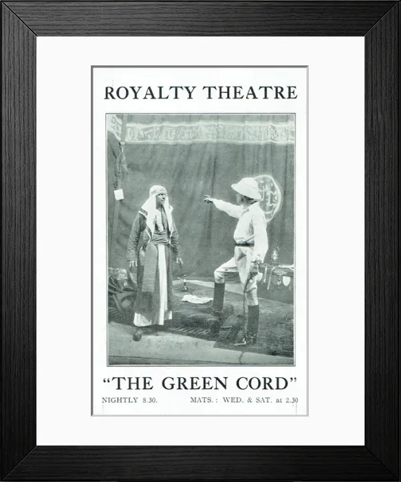 Framed Print : The Green Cord by M Bower and A Ellis Framed Print : The Green Cord by M Bower and A Ellis