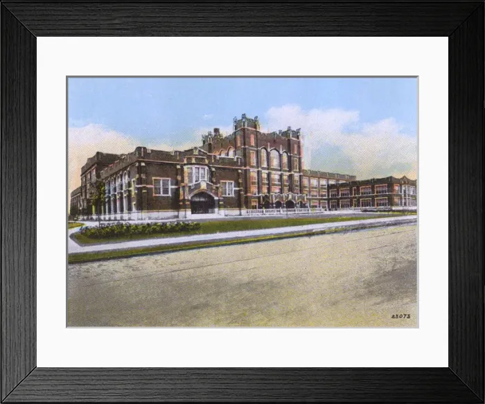 Framed Print : Toledo, Ohio, USA - Libby High School Framed Print : Toledo, Ohio, USA - Libby High School