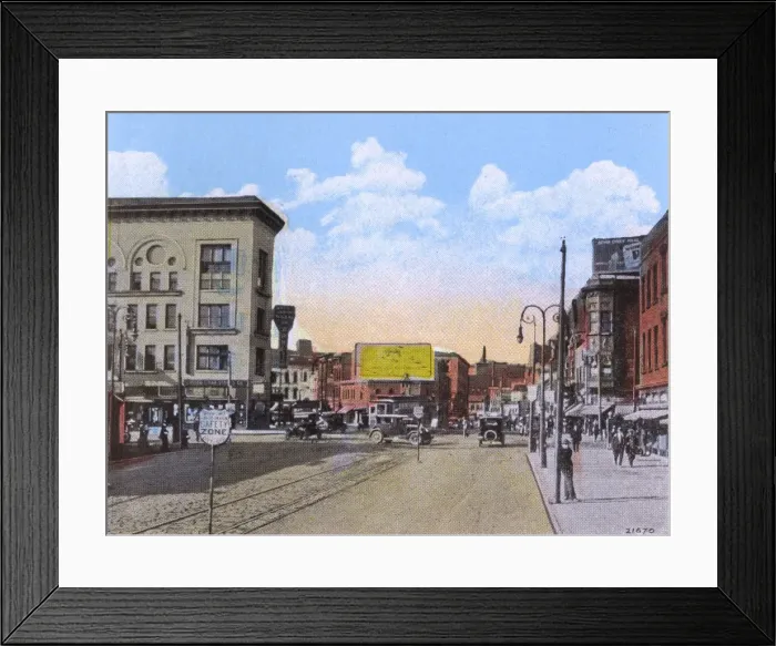 Framed Print : Toledo, Ohio, USA - Cherry Intersection Framed Print : Toledo, Ohio, USA - Cherry Intersection