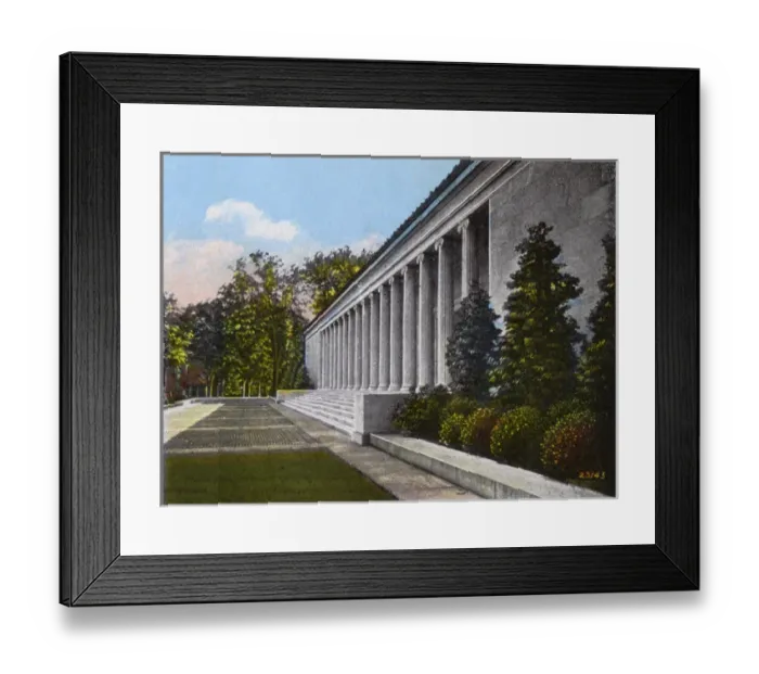 Framed Print : Toledo, Ohio, USA - Entrance to the Art Museum Framed Print : Toledo, Ohio, USA - Entrance to the Art Museum