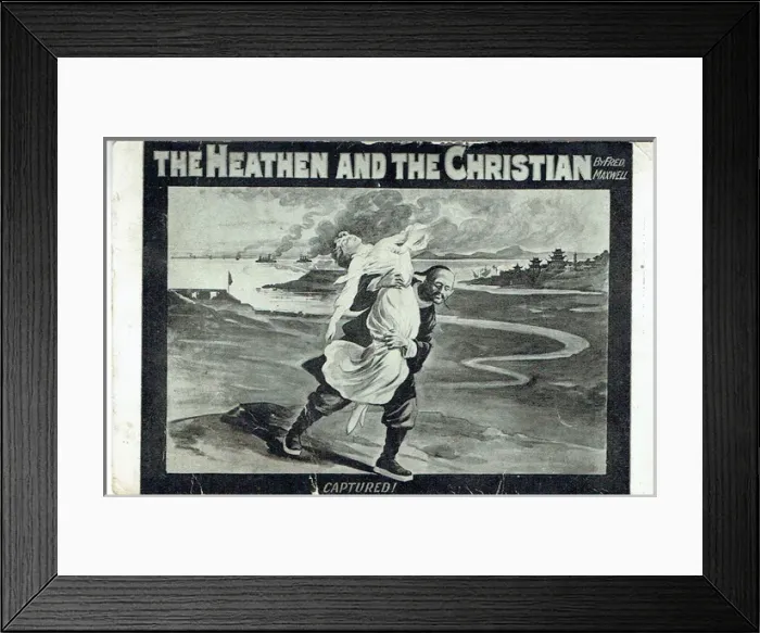 Framed Print : The Heathen and the Christian by Fred Maxwell Framed Print : The Heathen and the Christian by Fred Maxwell