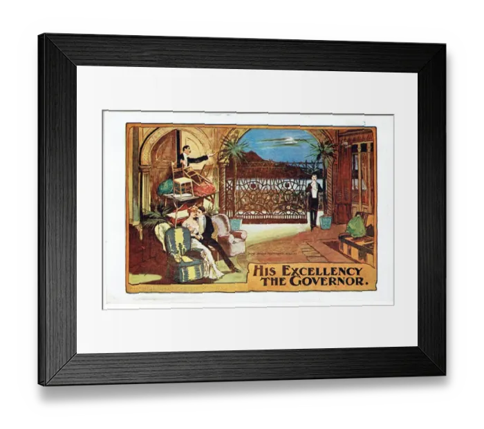 Framed Print : His Excellency the Governor by R Marshall Framed Print : His Excellency the Governor by R Marshall