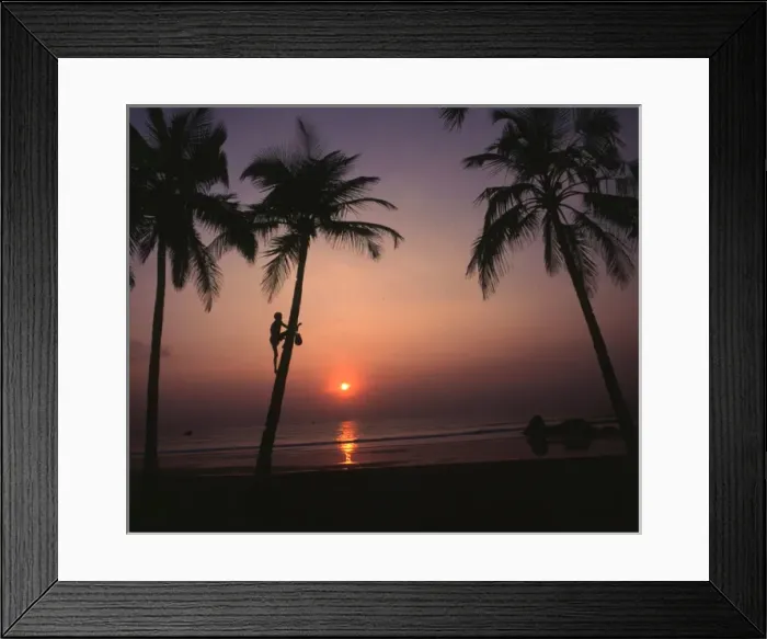 Framed Print : Sunset on the sea, Agonda Beach, Goa, India Framed Print : Sunset on the sea, Agonda Beach, Goa, India