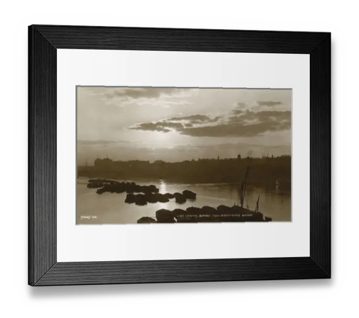 Framed Print : London at sunset - View westward from Blackfriars Bridge Framed Print : London at sunset - View westward from Blackfriars Bridge