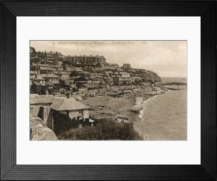 Framed Print : Ventnor - Isle of Wight - looking east Framed Print : Ventnor - Isle of Wight - looking east