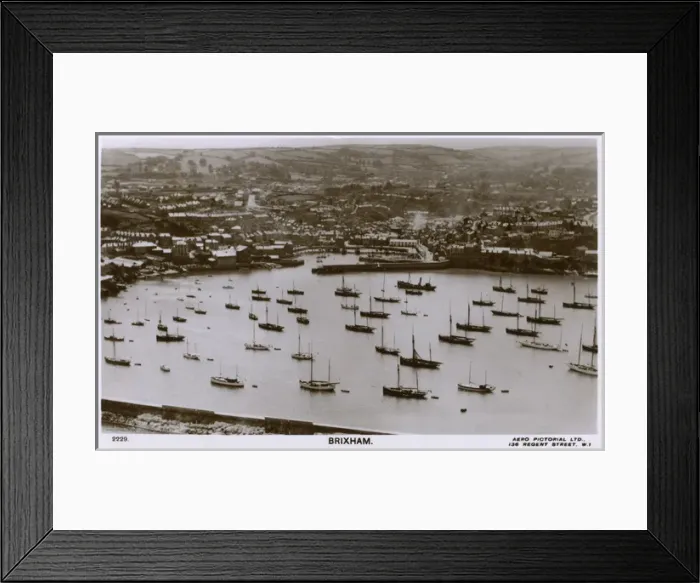 Framed Print : Brixham, Devon - Aerial View of the Harbour Framed Print : Brixham, Devon - Aerial View of the Harbour