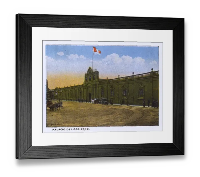 Framed Print : Lima - Peru - Palacio del Gobierno Framed Print : Lima - Peru - Palacio del Gobierno