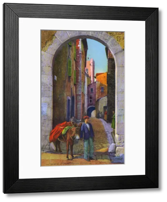 Framed Print : Eastern Gate (1777) at Vence, France Framed Print : Eastern Gate (1777) at Vence, France