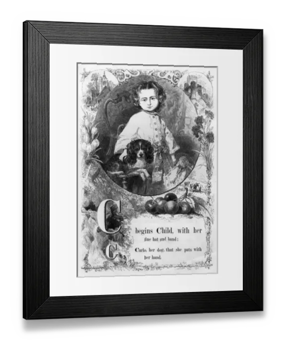 Framed Print : The Mothers Picture Alphabet -- C Framed Print : The Mothers Picture Alphabet -- C