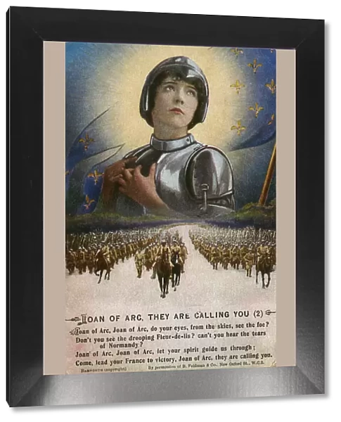 WW1 - Joan of Arc inspiring French forces to deeds of valour