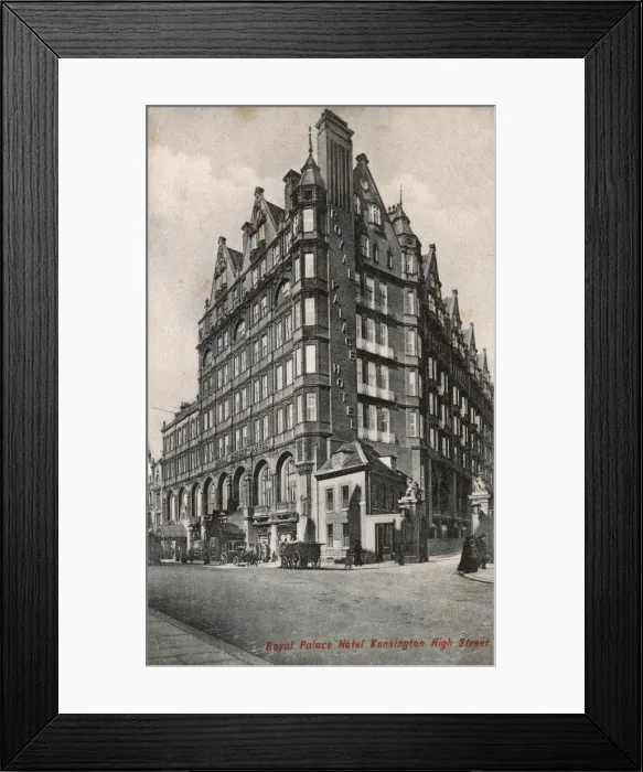 Framed Print : The exterior of the Royal Palace Hotel, Kensington, London Framed Print : The exterior of the Royal Palace Hotel, Kensington, London