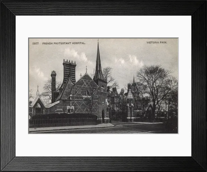 Framed Print : French Protestant Hospital, Victoria Park, London Framed Print : French Protestant Hospital, Victoria Park, London