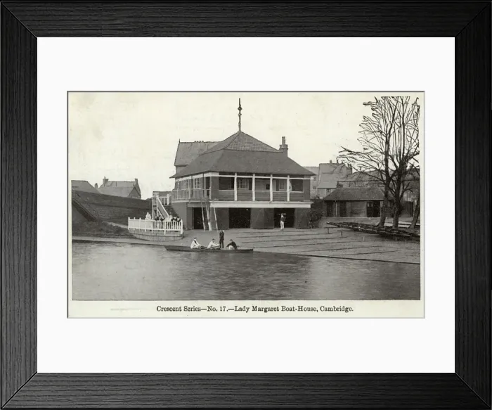Framed Print : Lady Maragaret College Boat House, Cambridge Framed Print : Lady Maragaret College Boat House, Cambridge