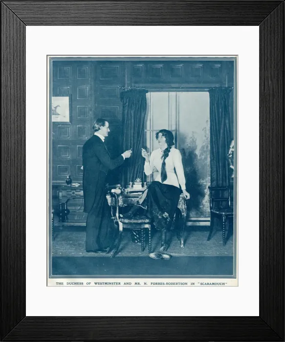 Framed Print : Duchess of Westminster - amateur dramatics, Eaton Hall Framed Print : Duchess of Westminster - amateur dramatics, Eaton Hall
