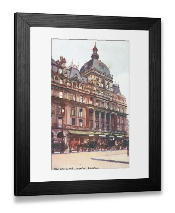 Framed Print : His Majestys Theatre, London Framed Print : His Majestys Theatre, London