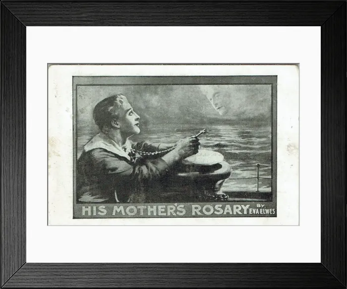 Framed Print : His Mothers Rosary by Eva Elwes Framed Print : His Mothers Rosary by Eva Elwes