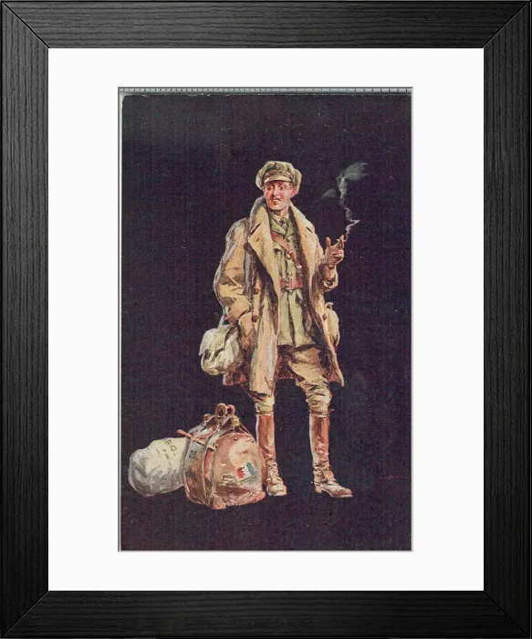 Framed Print : Home on Leave by Edward Knoblock Framed Print : Home on Leave by Edward Knoblock