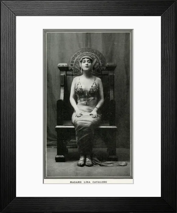 Framed Print : Lina Cavalieri Framed Print : Lina Cavalieri