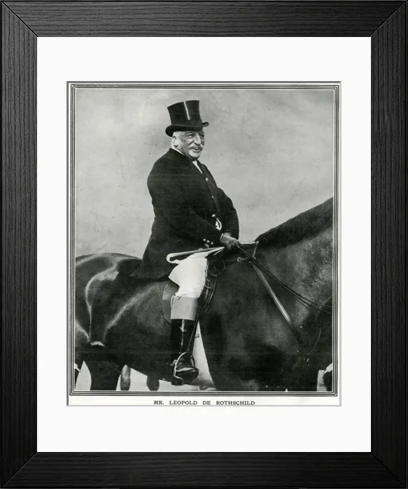 Framed Print : Leopold de Rothschild Framed Print : Leopold de Rothschild