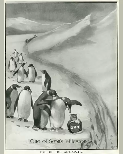 Oxo advertisement - Scott Antarctic expedition endorsement