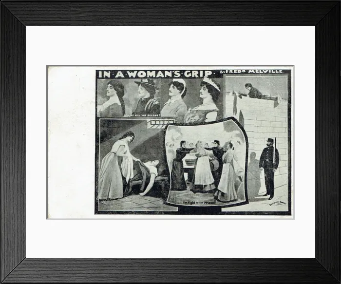 Framed Print : In a Womans Grip by Frederick Melville Framed Print : In a Womans Grip by Frederick Melville