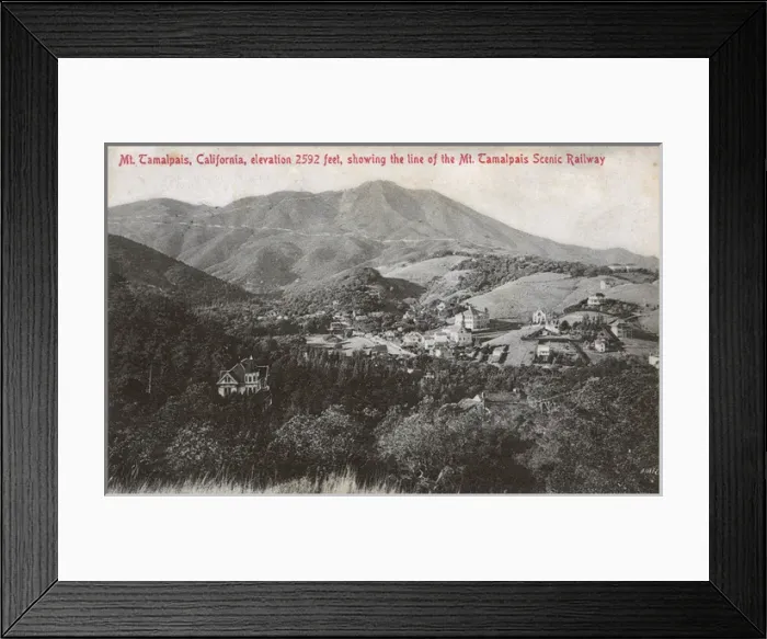 Framed Print : Mount Tamalpais, Marin County, California, USA Framed Print : Mount Tamalpais, Marin County, California, USA