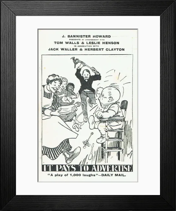 Framed Print : It Pays to Advertise by Roi Cooper Megru & Walter Hackett Framed Print : It Pays to Advertise by Roi Cooper Megru & Walter Hackett