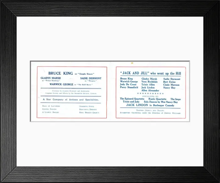Framed Print : Jack and Jill Framed Print : Jack and Jill