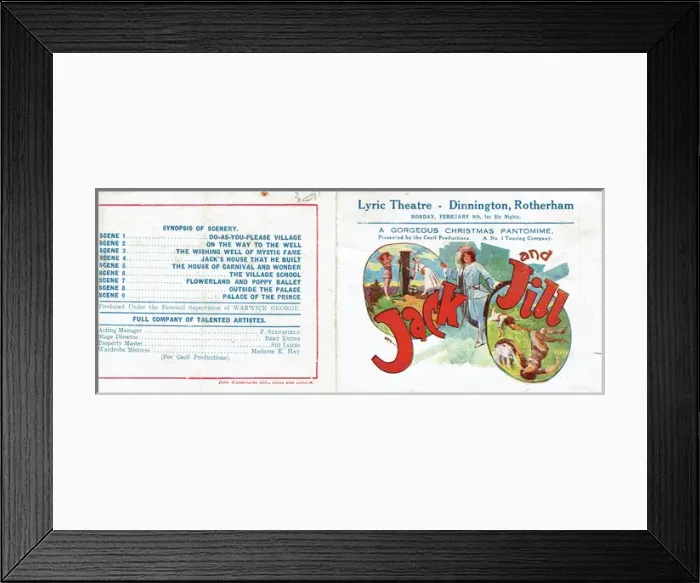 Framed Print : Jack and Jill