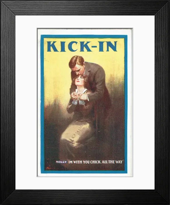 Framed Print : Kick-In by Willard Mack Framed Print : Kick-In by Willard Mack