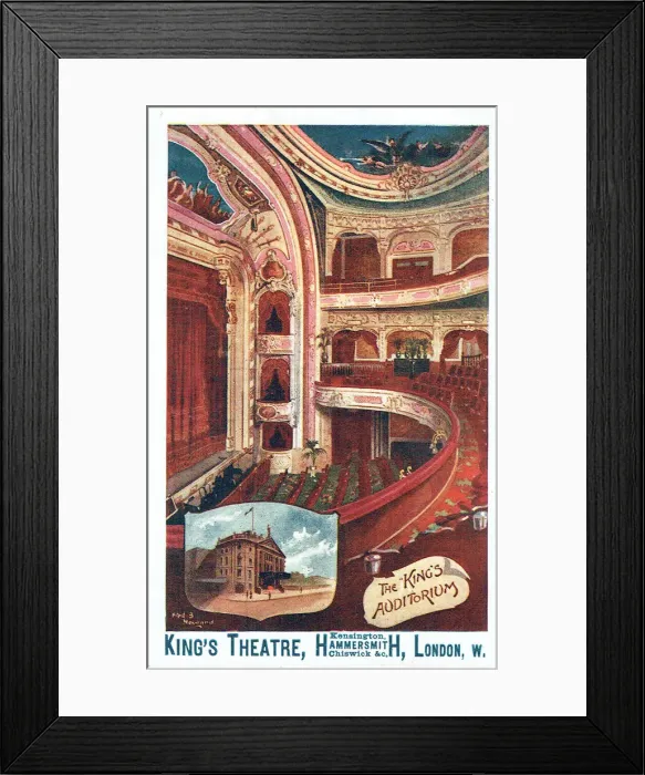 Framed Print : Kings Theatre, Hammersmith Framed Print : Kings Theatre, Hammersmith